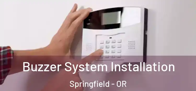 Buzzer System Installation Springfield - OR