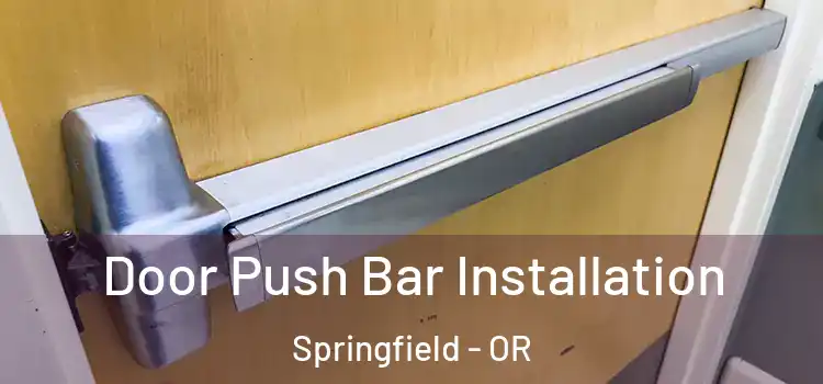 Door Push Bar Installation Springfield - OR