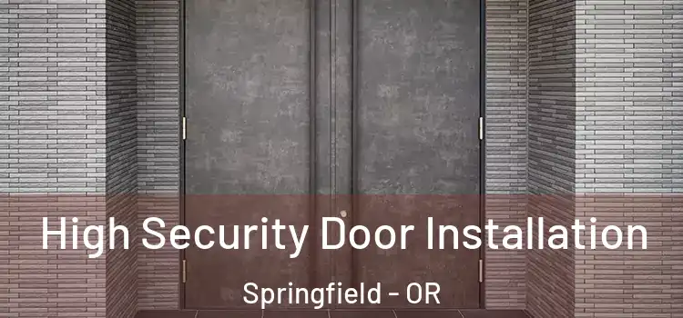 High Security Door Installation Springfield - OR